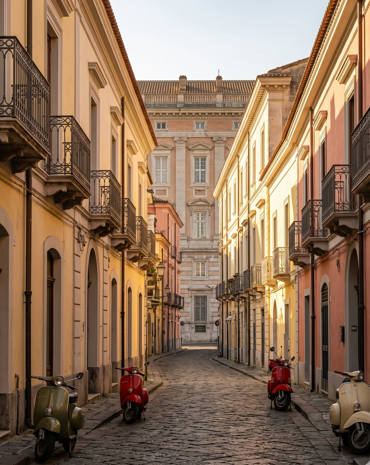 Olio di barba in bottiglietta vetro ambra con pettine in legno e pennello barba su asse di legno grezzo illuminato da luce calda