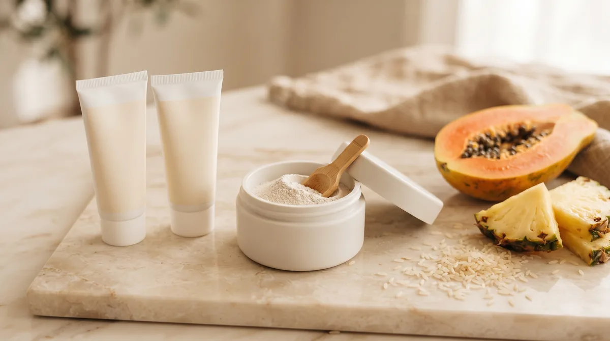 Migliori esfolianti enzimatici viso: 7 polveri e peeling a confronto