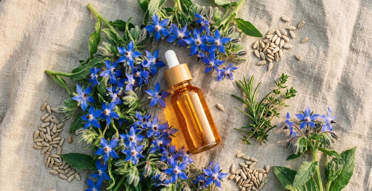 Olio di borragine pelle: proprietà, usi e benefici reali
