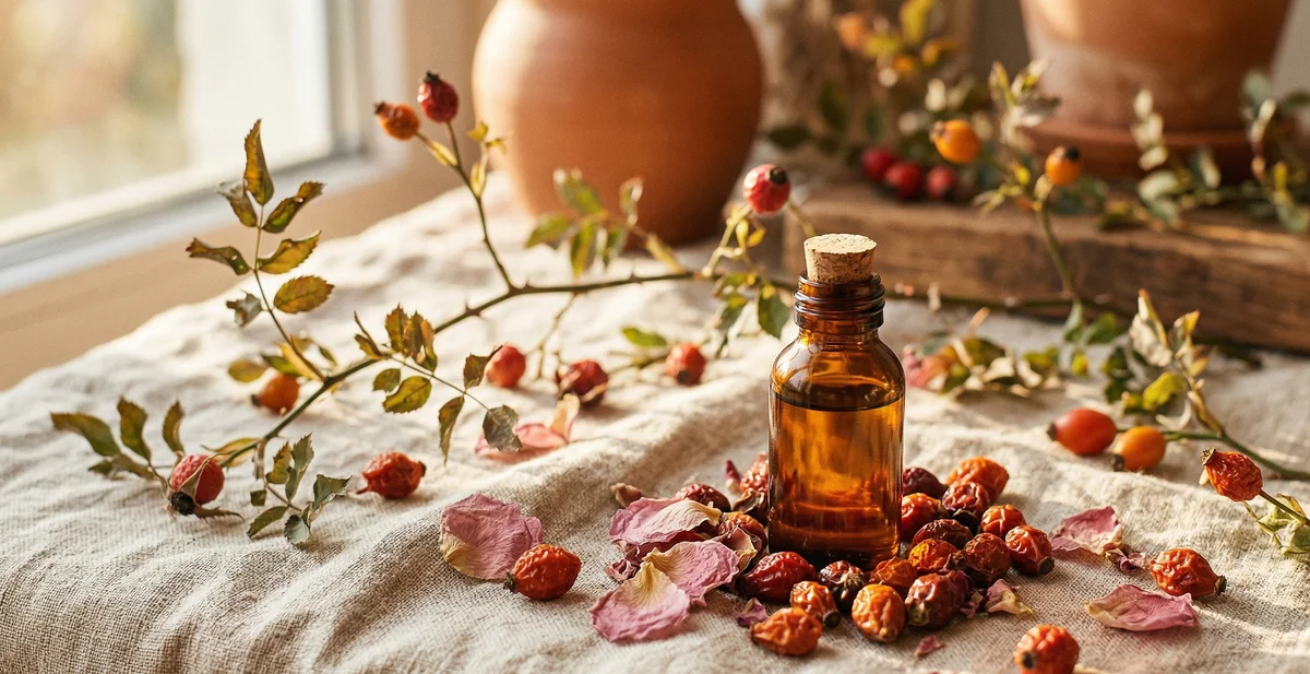 Olio di rosa mosqueta viso: l'anti-age naturale che cancella il tempo (e le cicatrici)