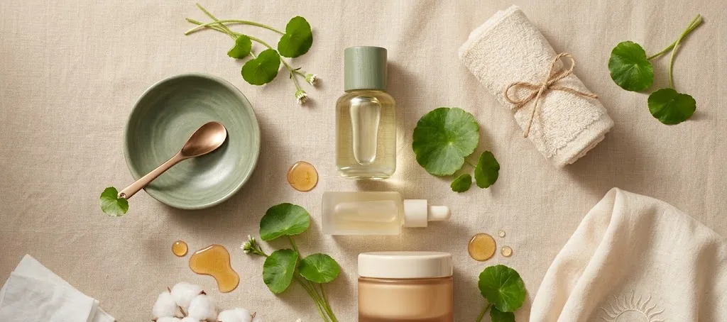Mani che massaggiano una crema corpo idratante sul fianco per prevenire le smagliature, dettaglio della pelle