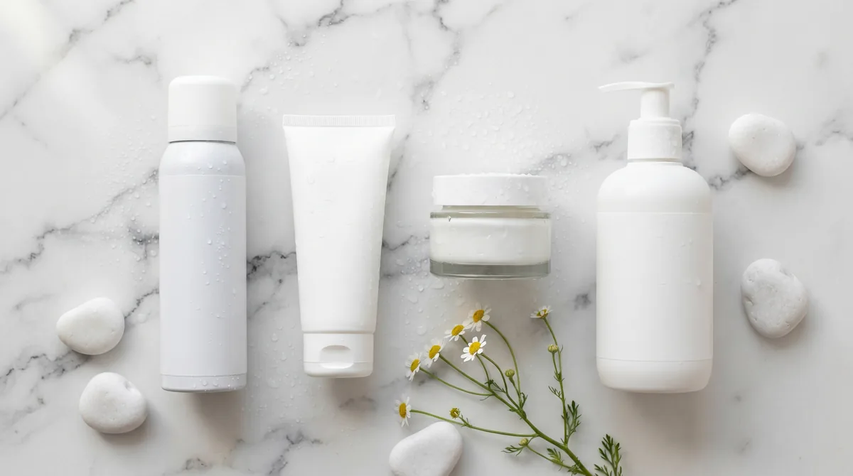 Uriage recensioni: crema corpo, crema viso e spray di acqua termale in flaconi bianchi senza etichetta